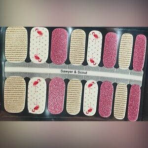 NEW Sawyer & Scout Flamingo Nail Strips